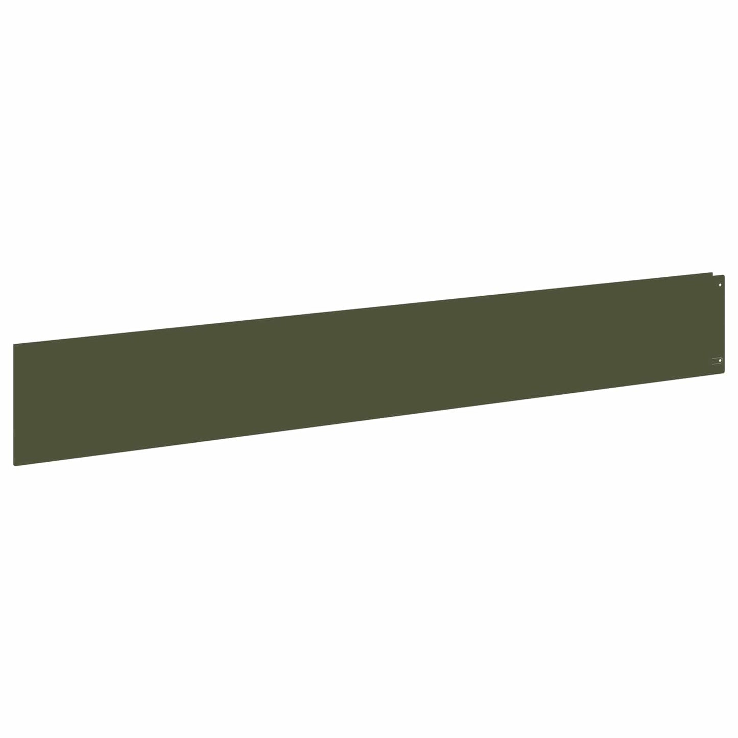 Gjerdekant 10 pcs 100 x 15 cm Stål Olivengrønn