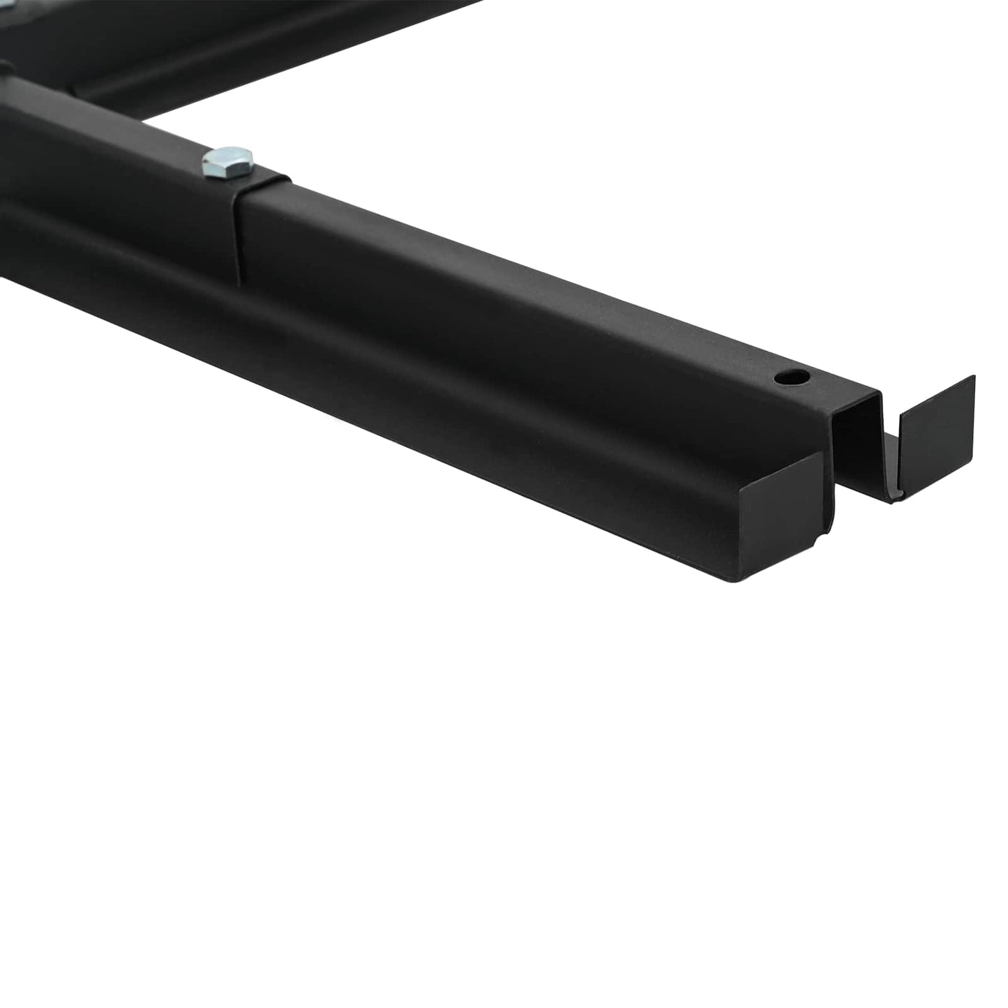 Parasolbase med kryssramme Svart Stål for 25–50 mm Pole