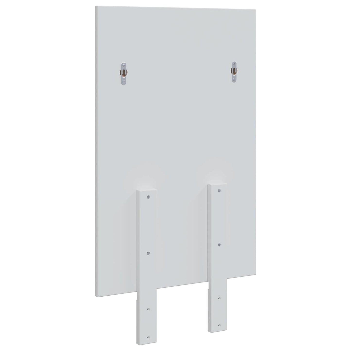Speil FAUSKE Hvit 43 x 3,5 x 77 cm Ingeniørtre og Solid Furu