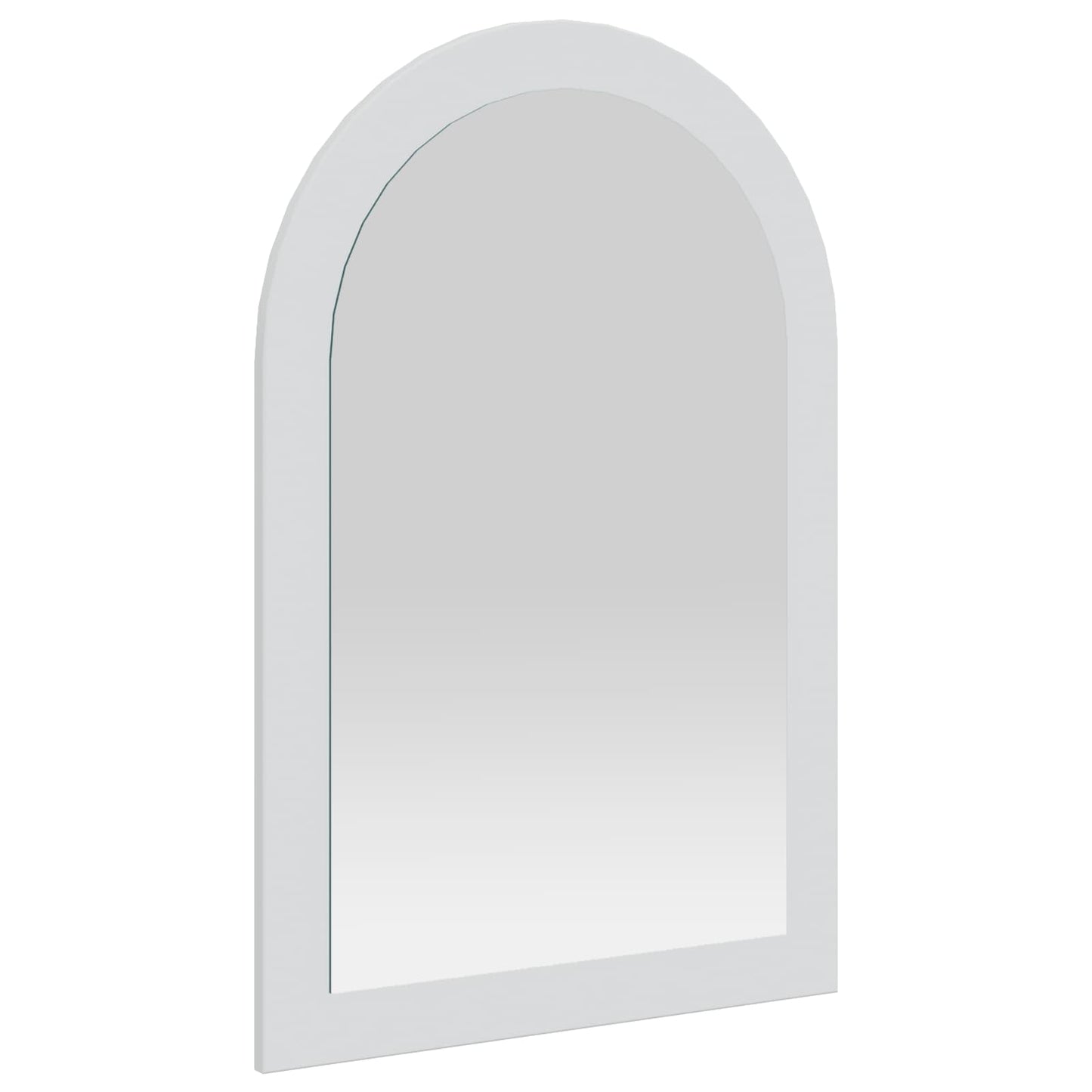 Speil FAUSKE Hvit 43 x 3,5 x 77 cm Ingeniørtre og Solid Furu