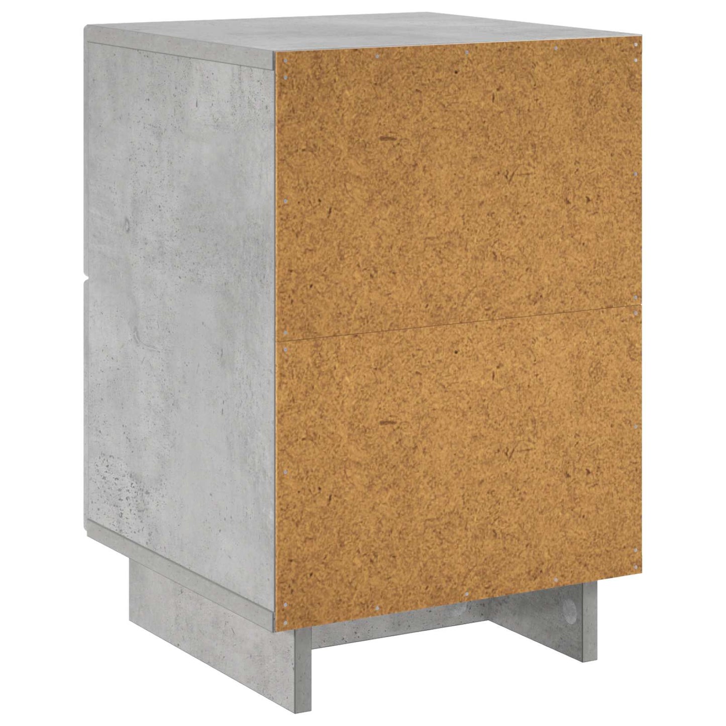 Nattbordskap Betonggrå 33,5 x 34,5 x 50 cm Konstruert tre