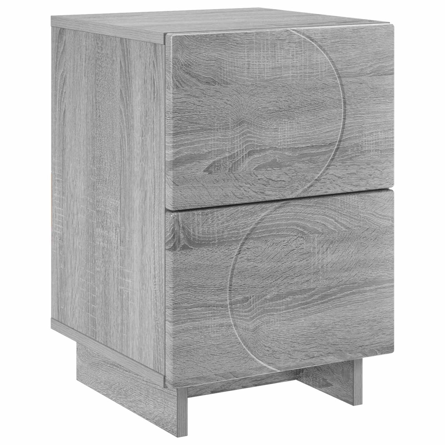 Nattbordskap Grå Sonoma 33,5 x 34,5 x 50 cm Konstruert tre