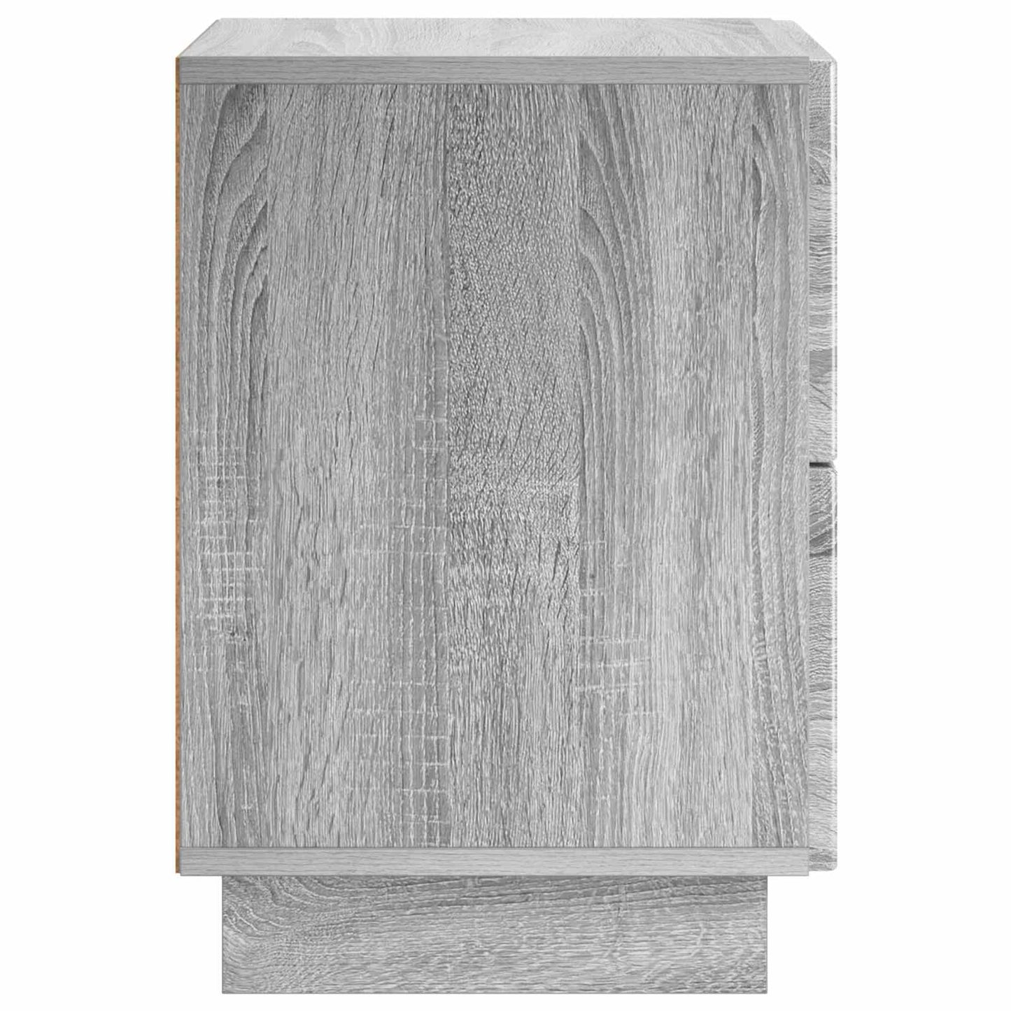 Nattbordskap Grå Sonoma 33,5 x 34,5 x 50 cm Konstruert tre