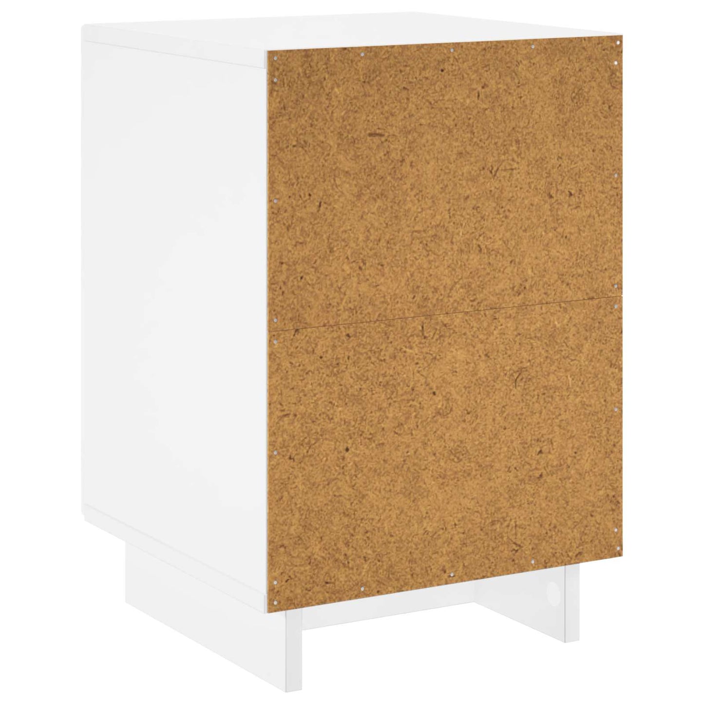 Nattbordskap 2 pcs Hvit 33,5 x 34,5 x 50 cm Konstruert tre