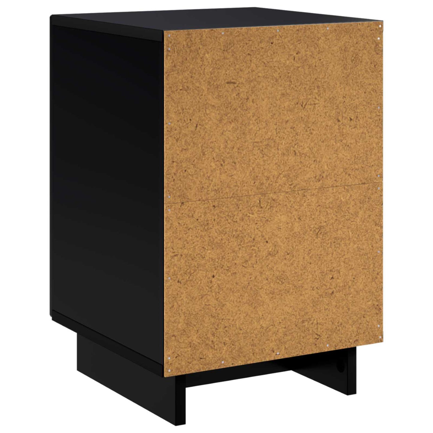 Nattbordskap 2 pcs Svart 33,5 x 34,5 x 50 cm Konstruert tre