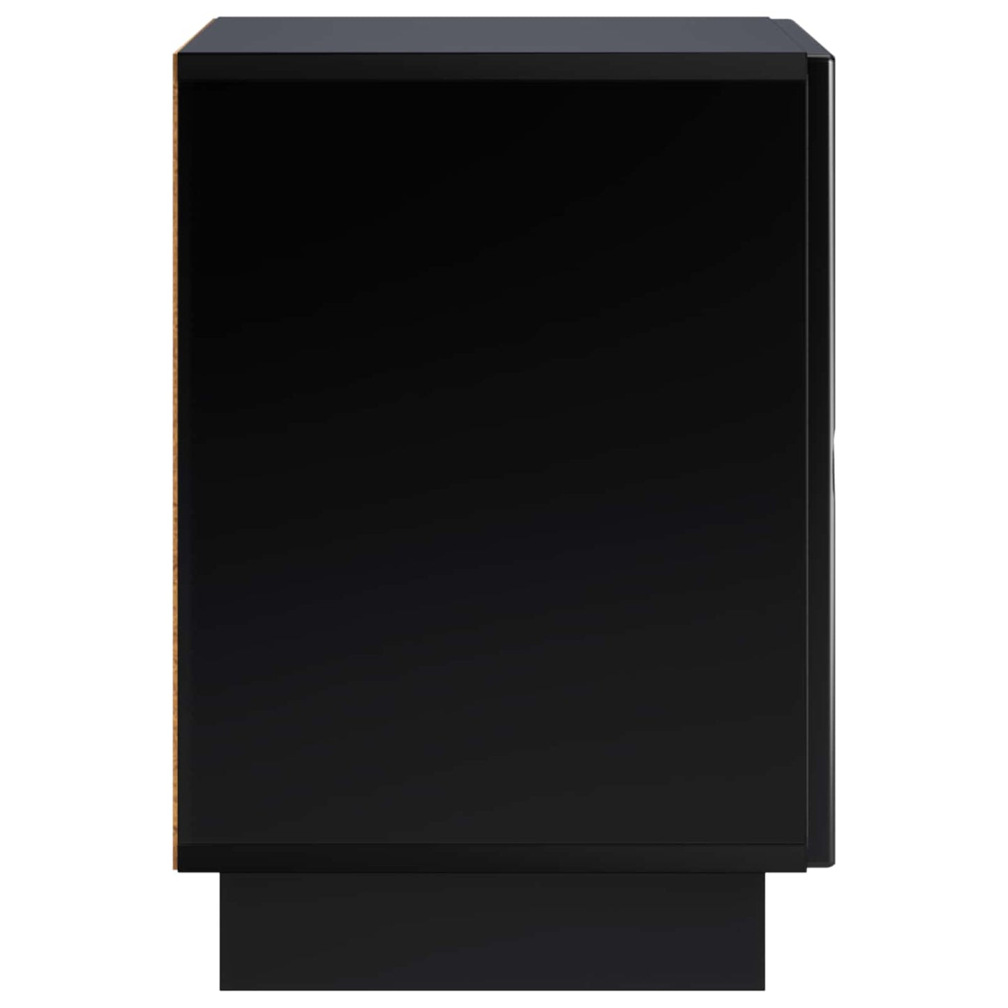 Nattbordskap 2 pcs Svart 33,5 x 34,5 x 50 cm Konstruert tre
