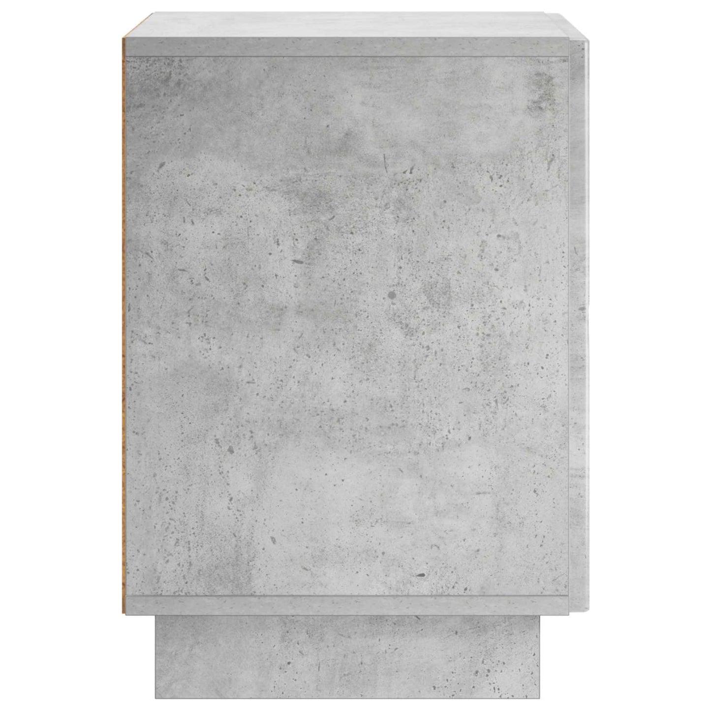 Nattbordskap 2 pcs Betonggrå 33,5 x 34,5 x 50 cm Konstruert tre