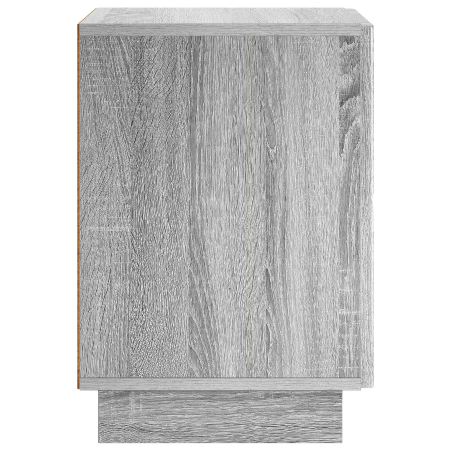 Nattbordskap 2 pcs Grå Sonoma 33,5 x 34,5 x 50 cm