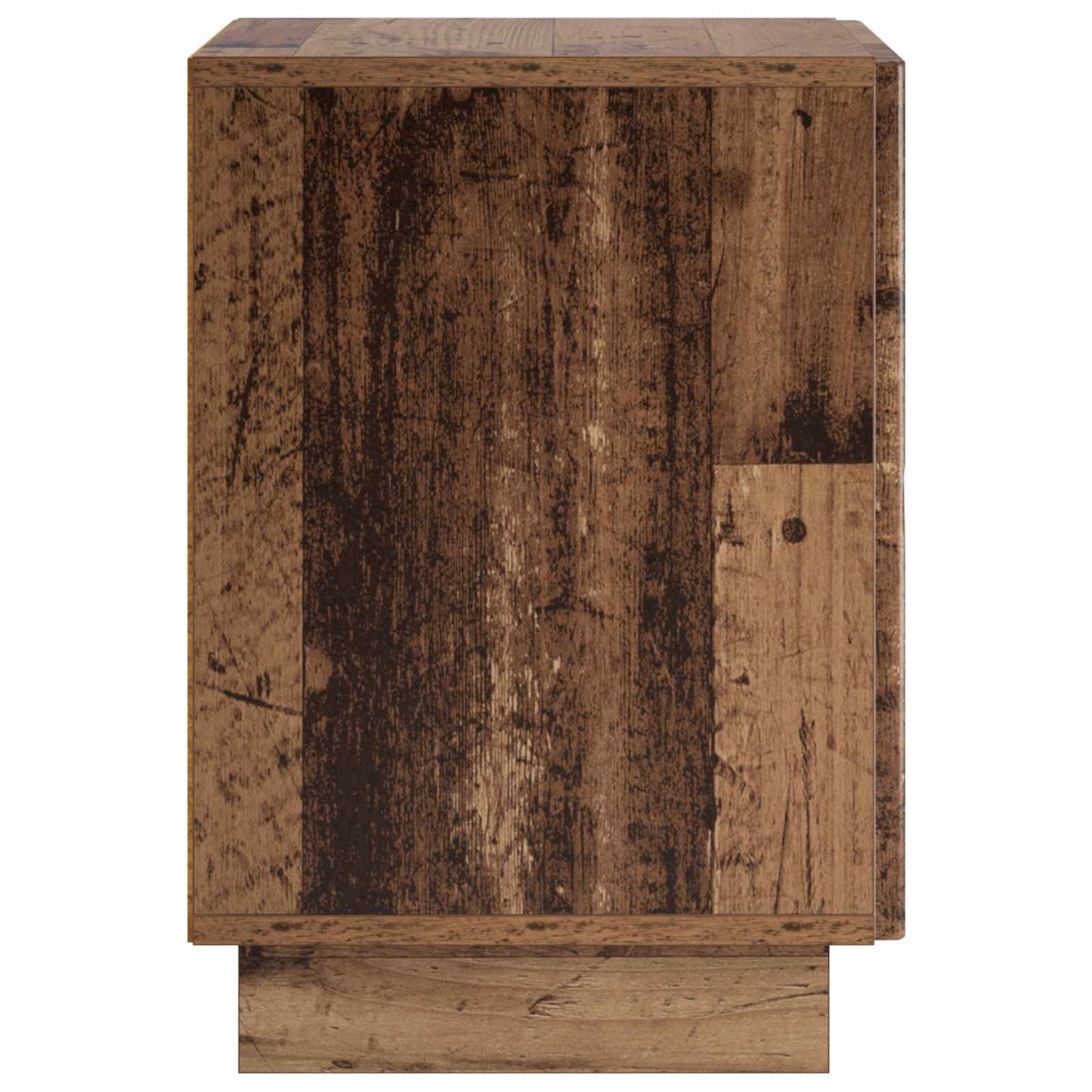 Nattbordskap 2 pcs Gammelt tre 33,5 x 34,5 x 50 cm