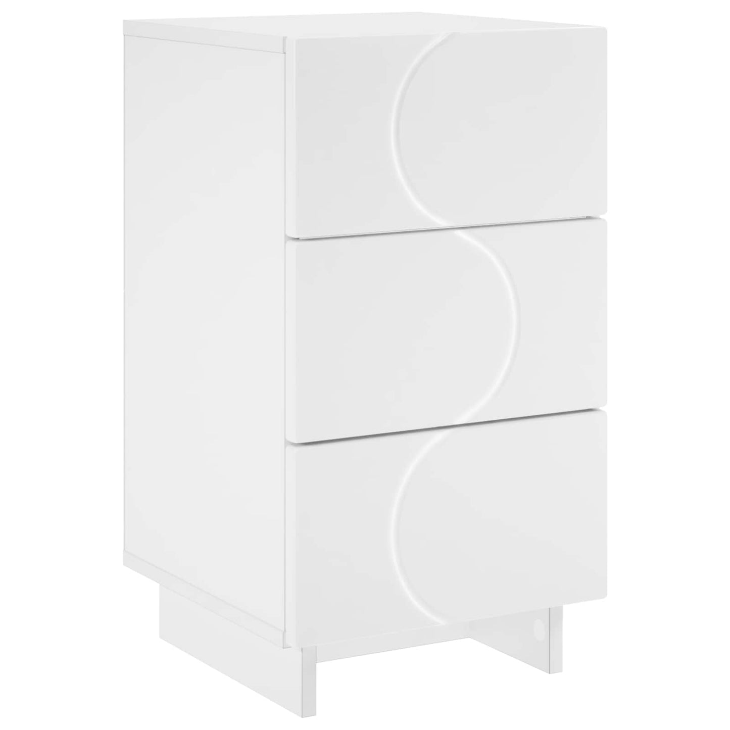 Nattbordskap Hvit 33,5 x 34,5 x 60 cm Konstruert tre