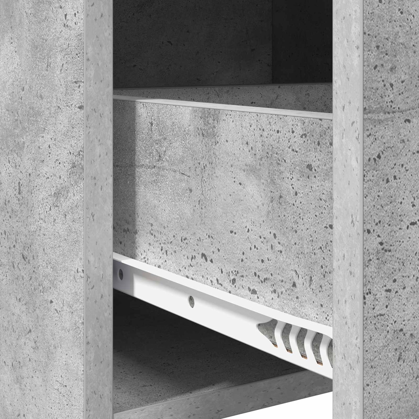 Nattbord Betonggrå 40 x 30 x 60 cm Konstruert tre
