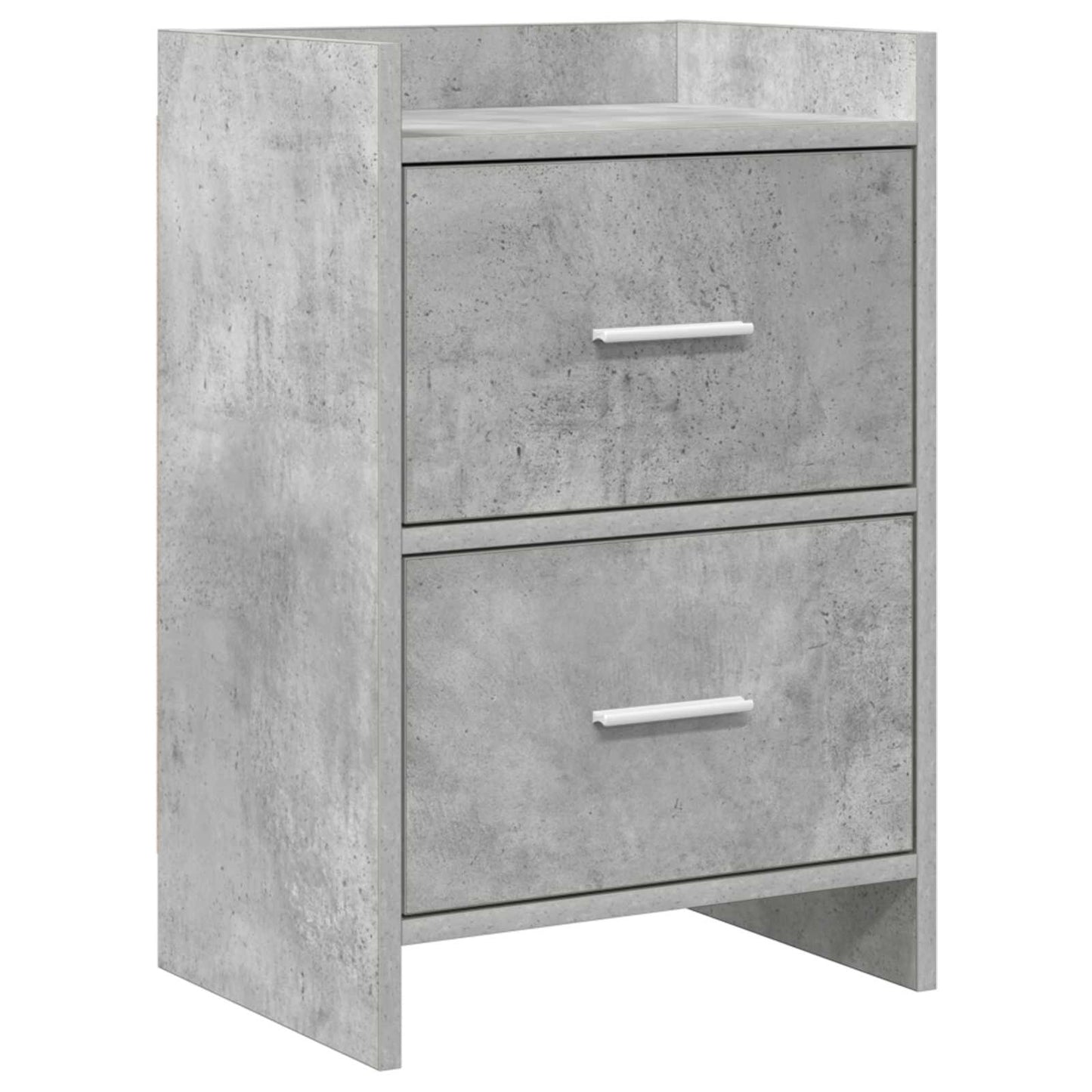 Nattbord Betonggrå 40 x 30 x 60 cm Konstruert tre
