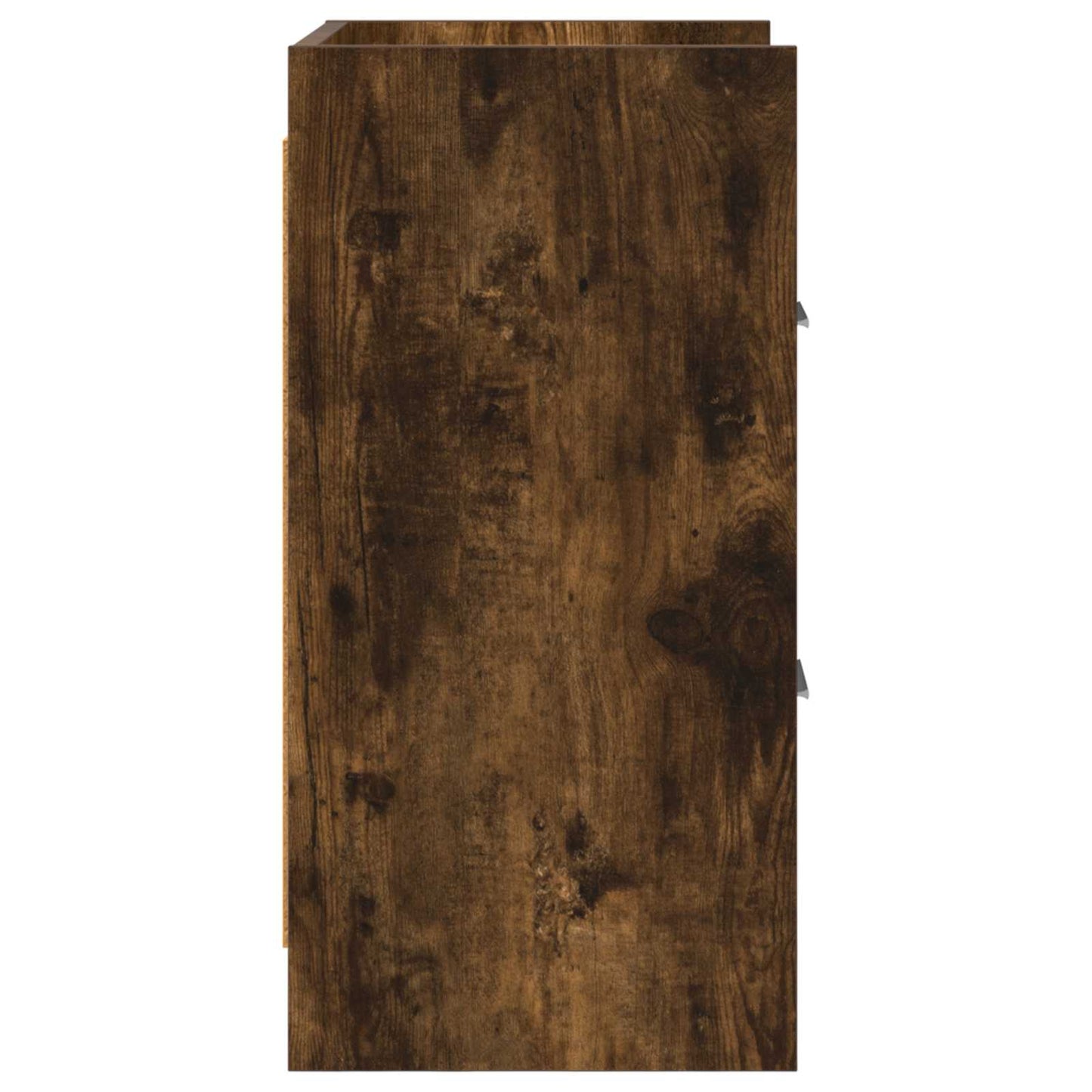 Nattbord 2 pcs Røkt Eik 40 x 30 x 60 cm Konstruert tre