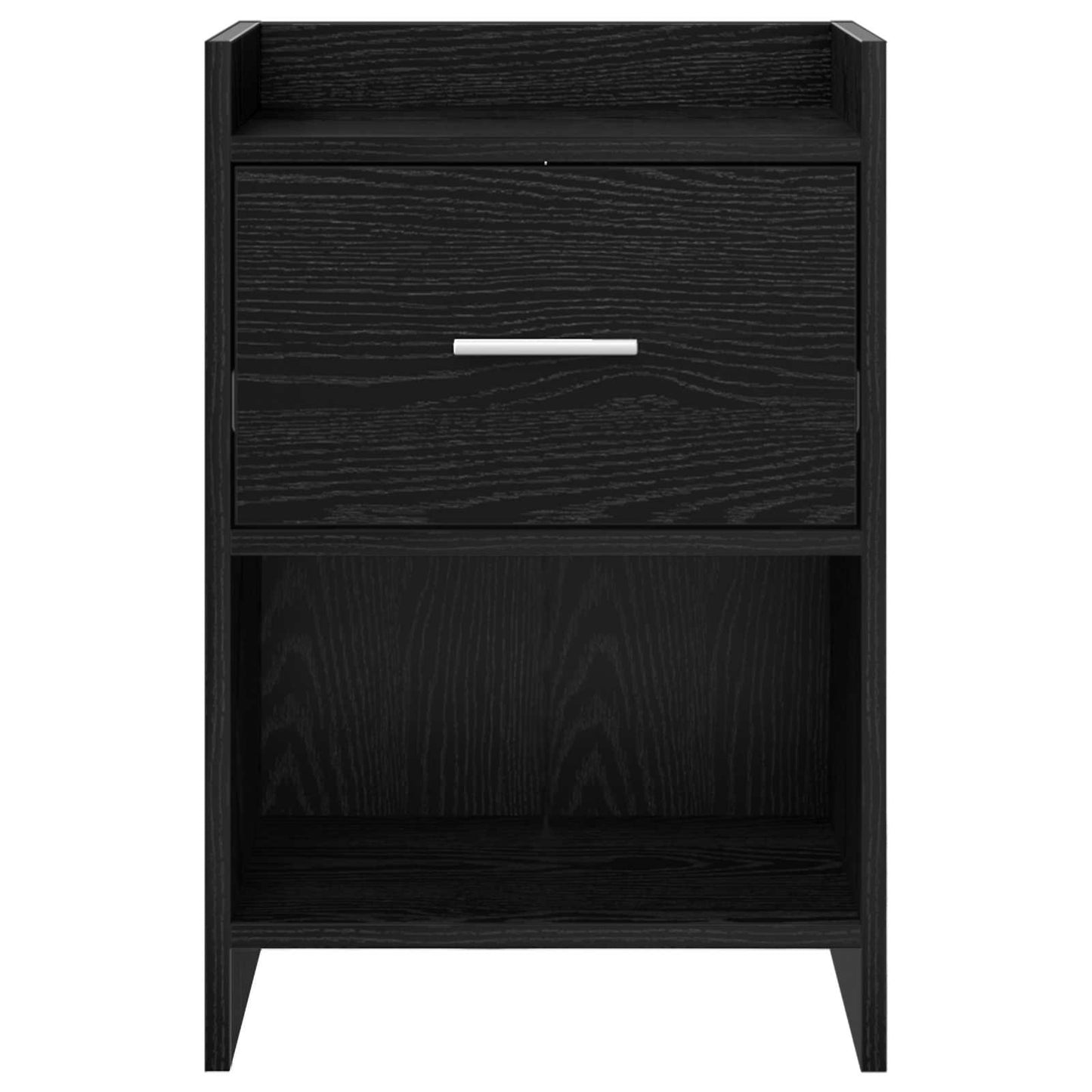 Nattbord Svart eik 40 x 30 x 60 cm Konstruert tre