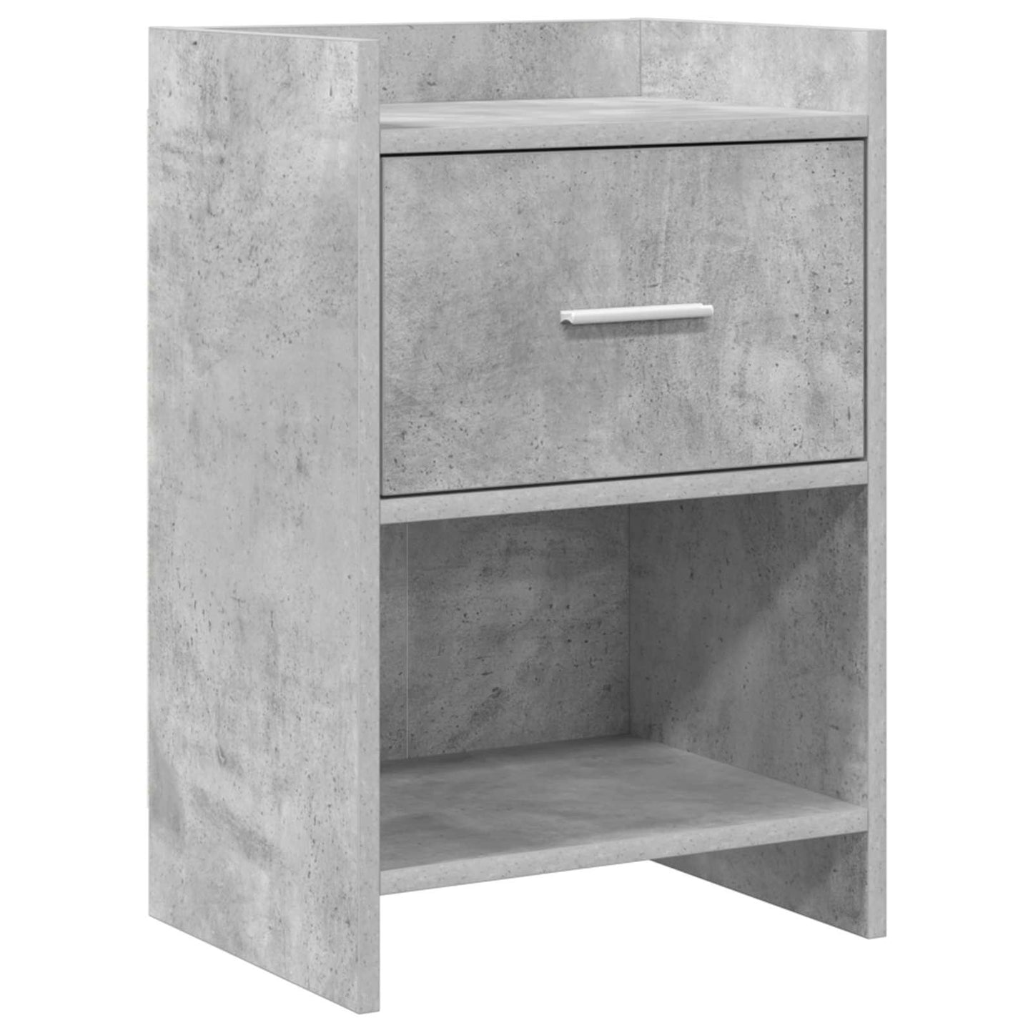 Nattbord Betonggrå 40 x 30 x 60 cm Konstruert tre