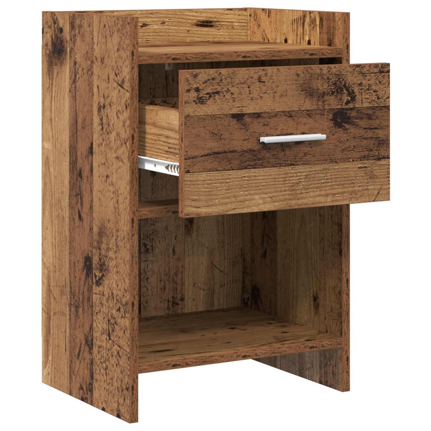 Nattbord 2 pcs Gammelt tre 40 x 30 x 60 cm Konstruert tre