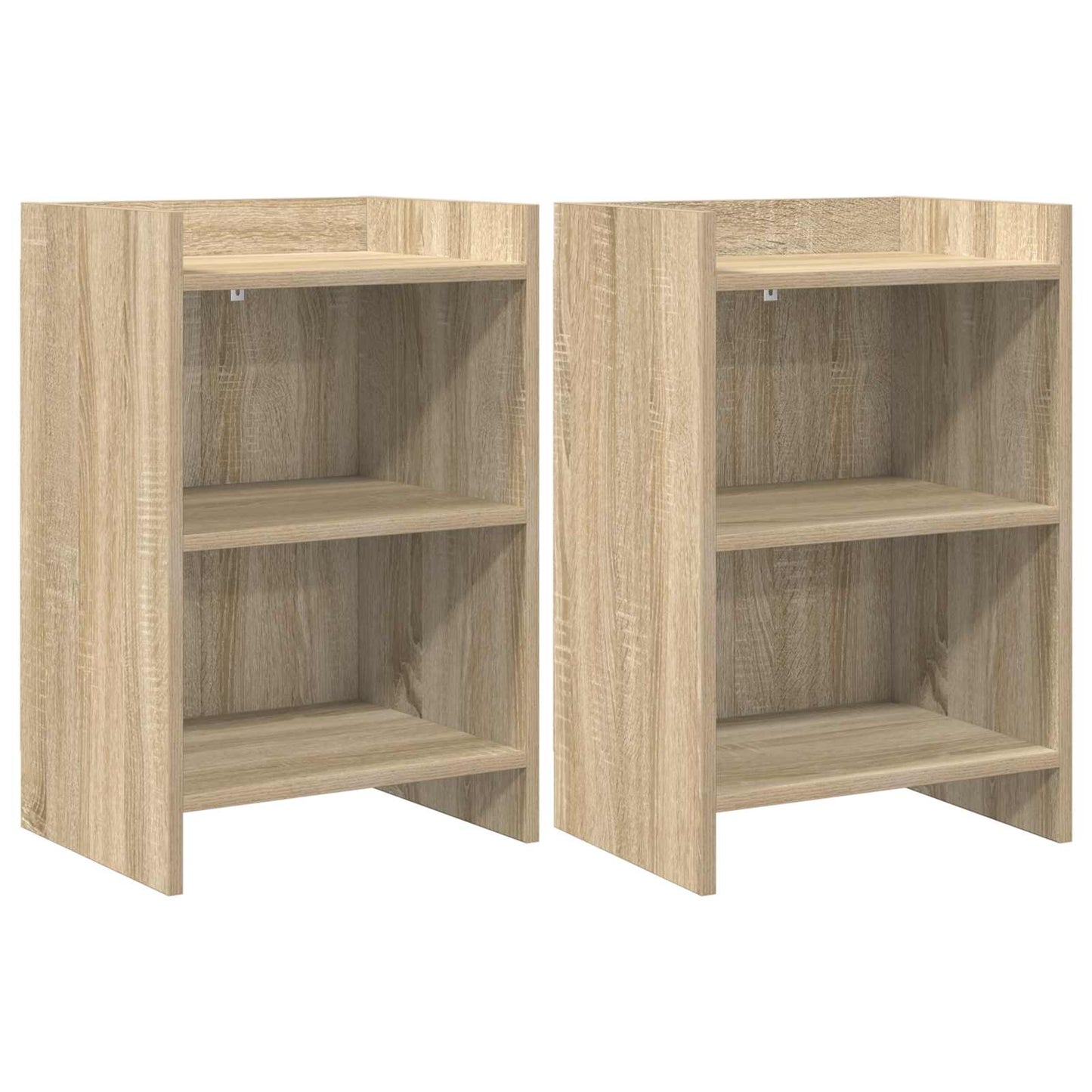 Nattbord 2 pcs Sonoma eik 40 x 30 x 60 cm Konstruert tre