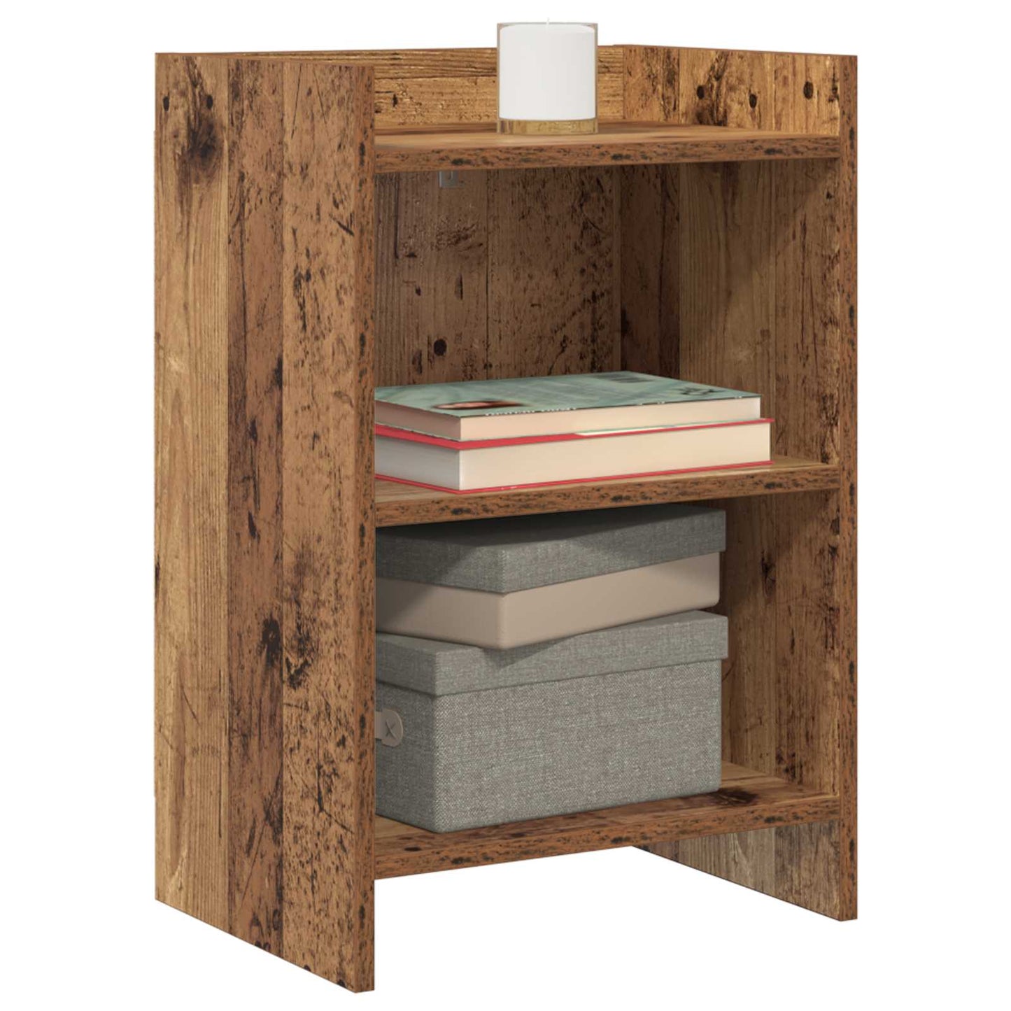 Nattbord Gammelt tre 40 x 30 x 60 cm Konstruert tre