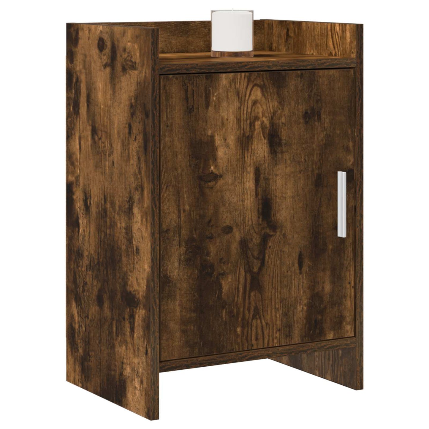 Nattbord 2 pcs Røkt Eik 40 x 30 x 60 cm Konstruert tre