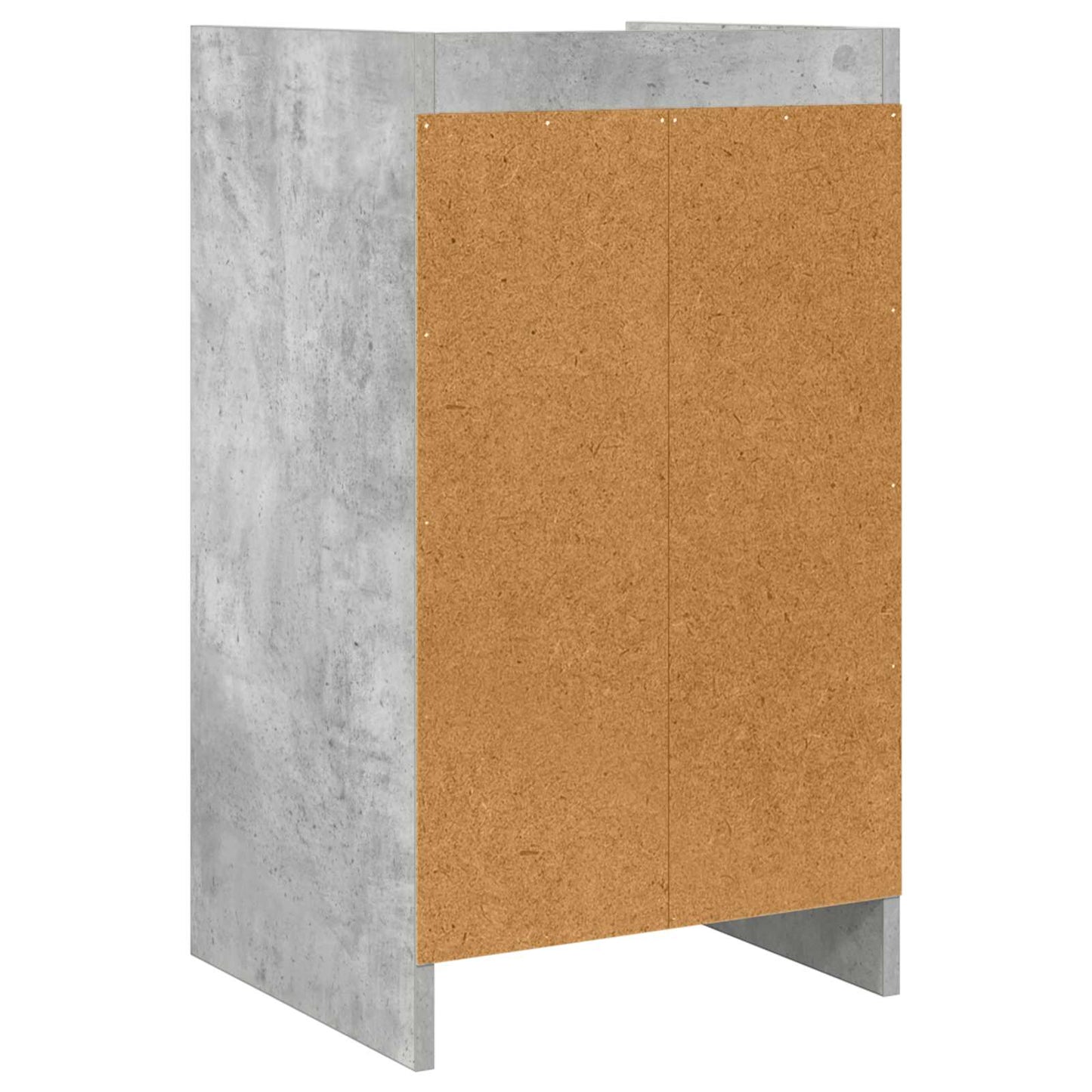 Nattbord Betonggrå 40 x 36 x 70 cm Konstruert tre