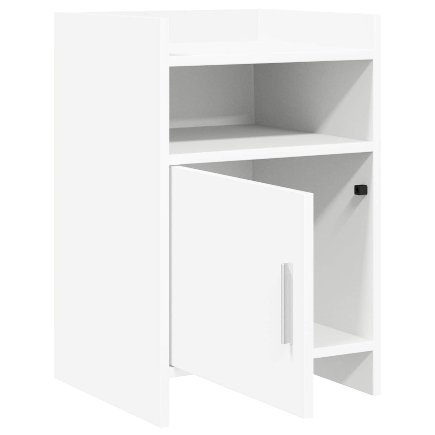 Nattbord 2 pcs Hvit 40 x 36 x 60 cm Konstruert tre