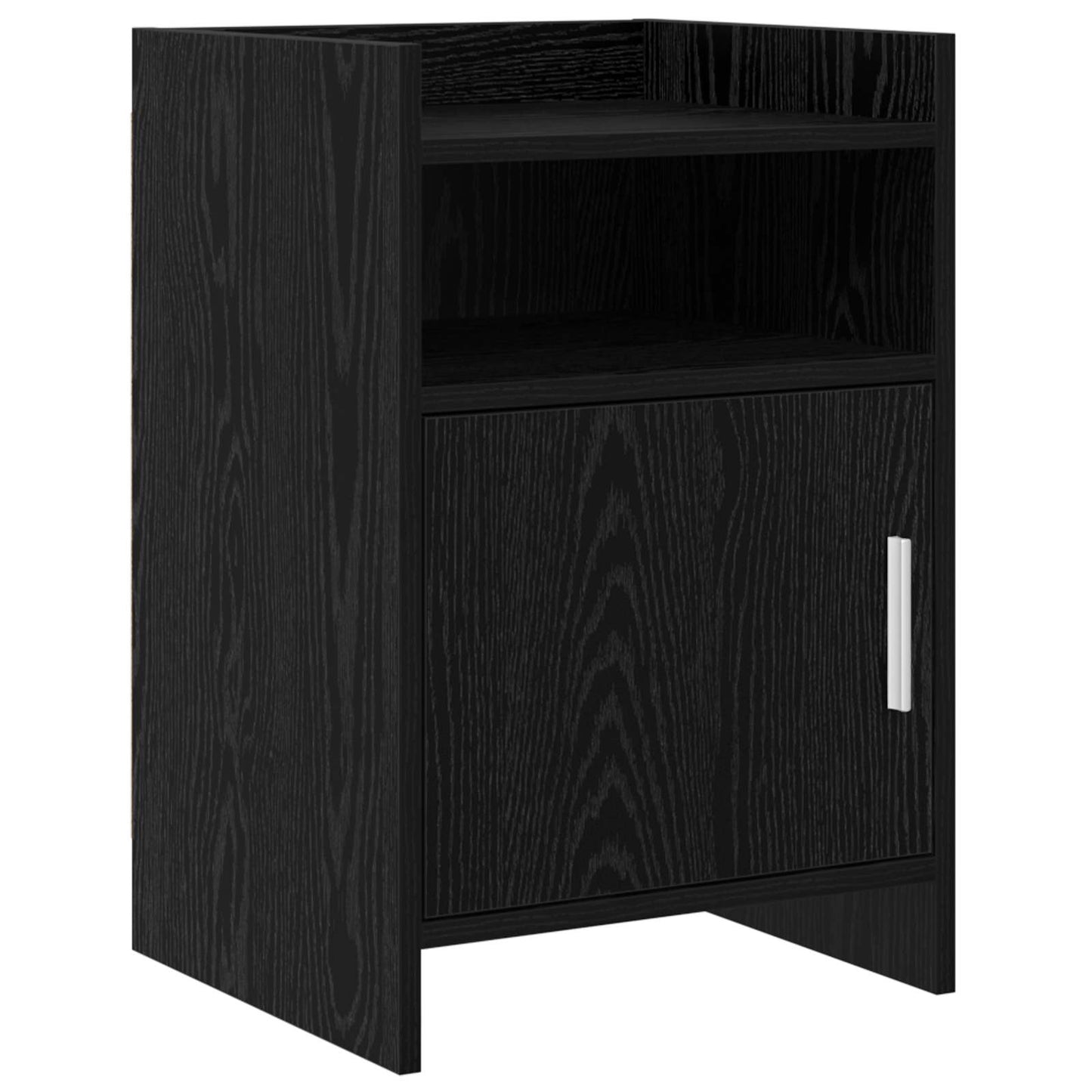 Nattbord Svart eik 40 x 36 x 60 cm Konstruert tre