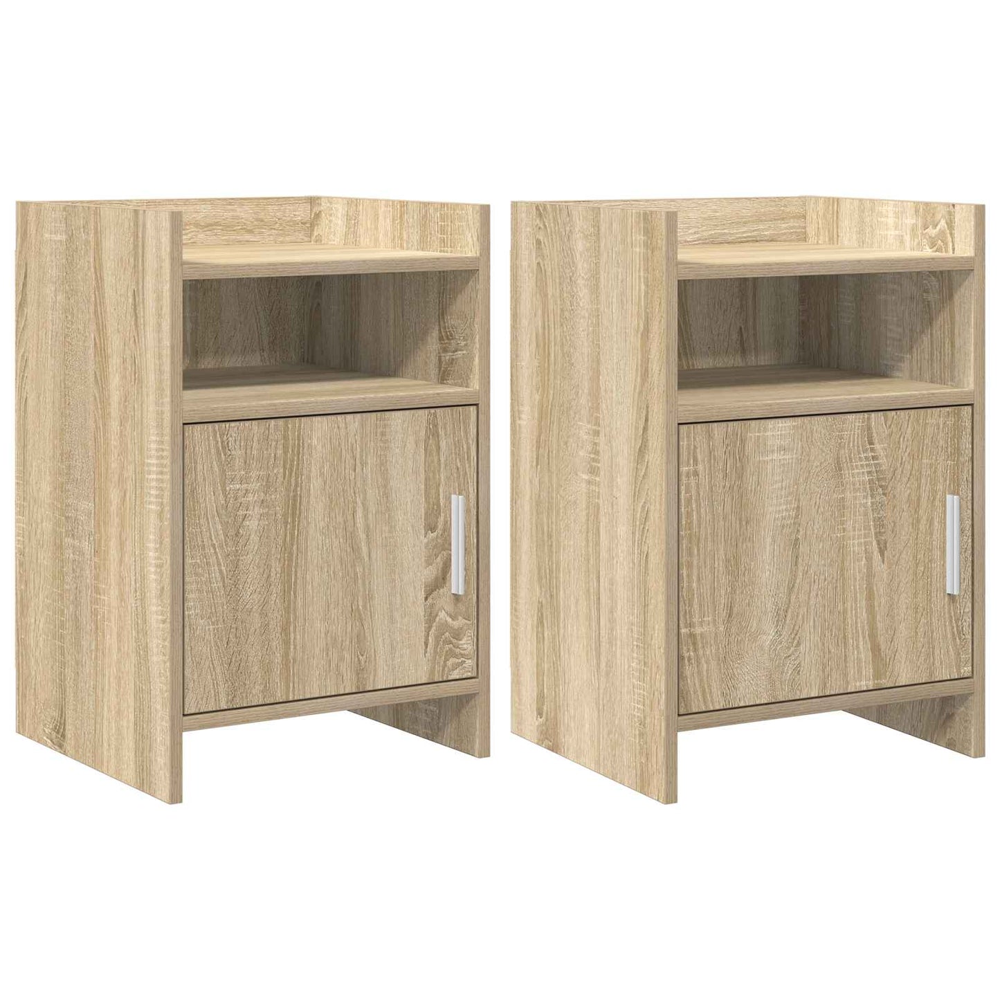 Nattbord 2 pcs Sonoma eik 40 x 36 x 60 cm Konstruert tre