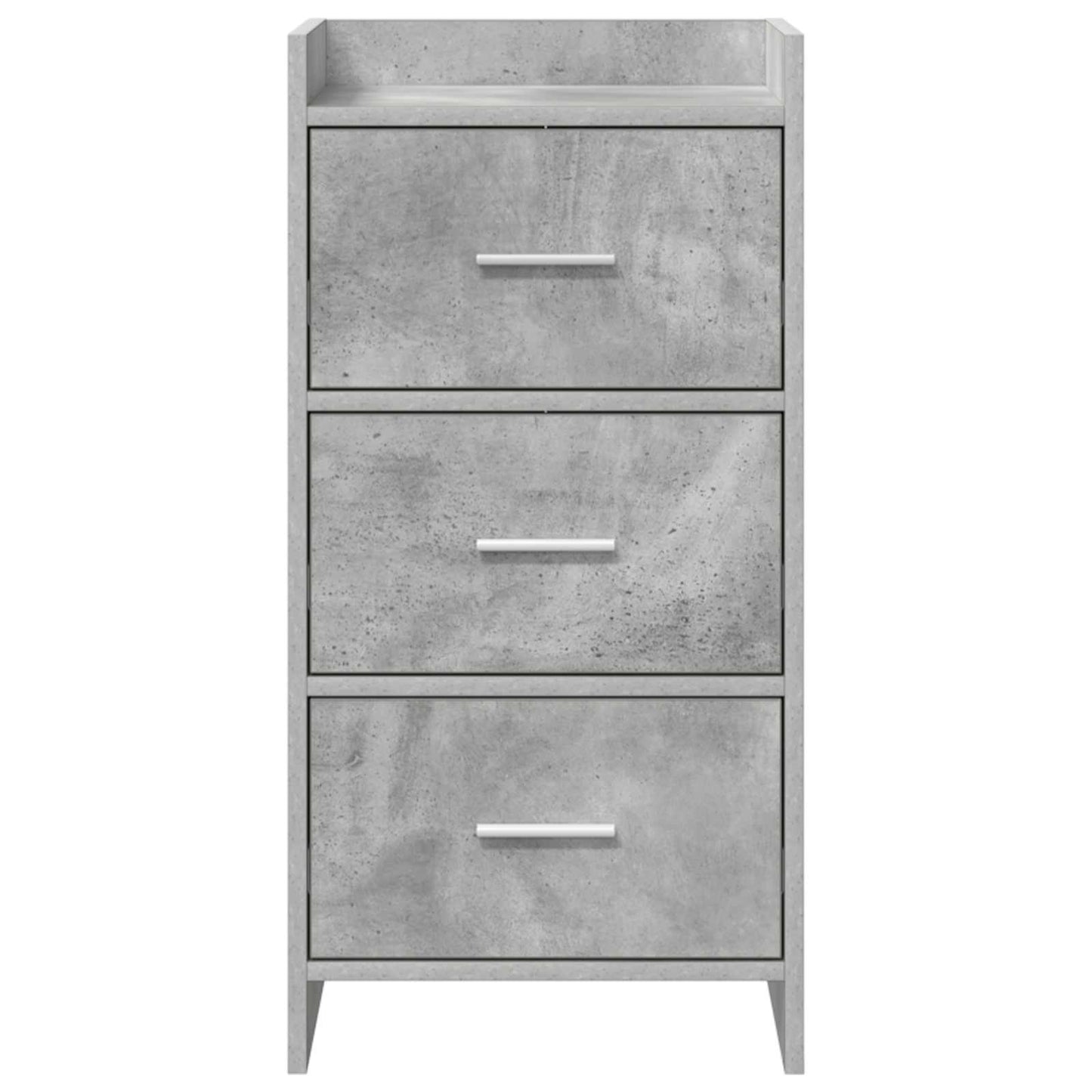 Serviesskap Betonggrå 40 x 36 x 80 cm Konstruert tre