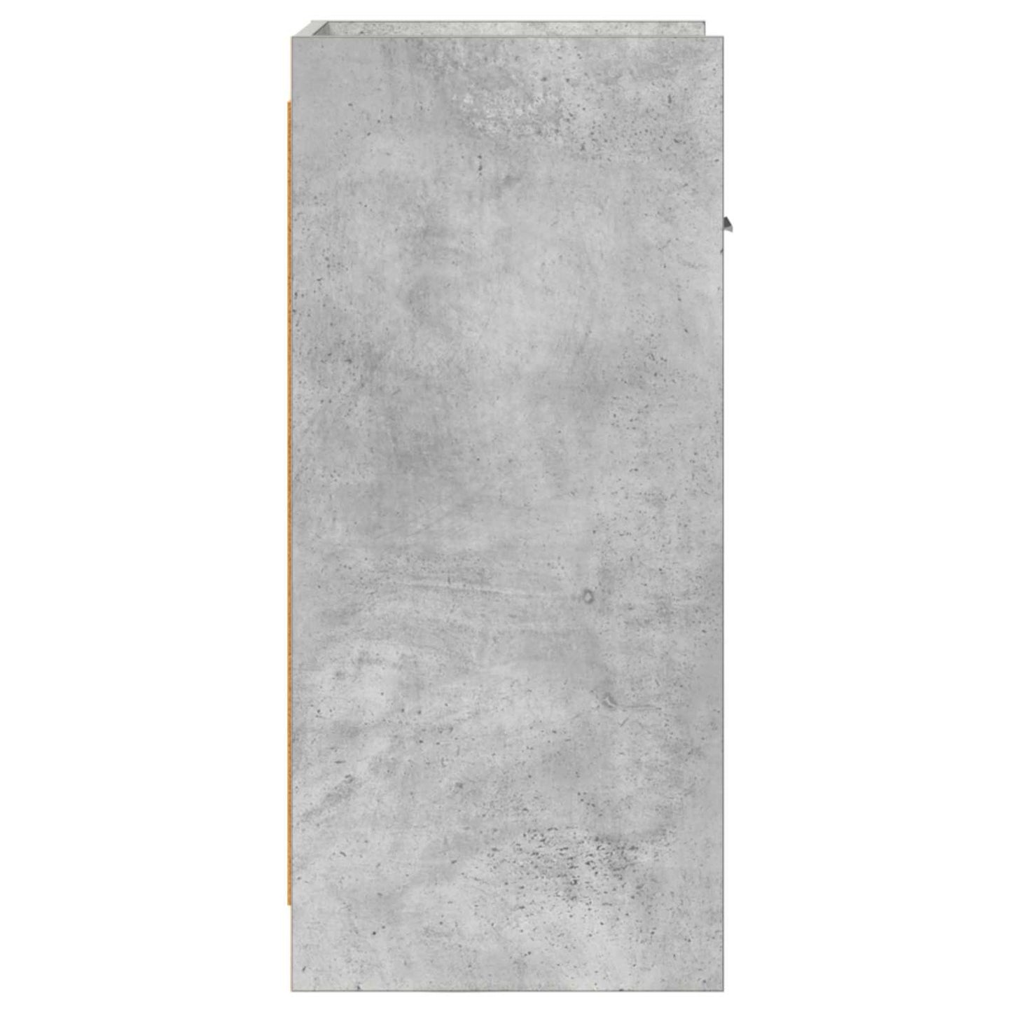 Serviesskap Betonggrå 40 x 36 x 80 cm Konstruert tre