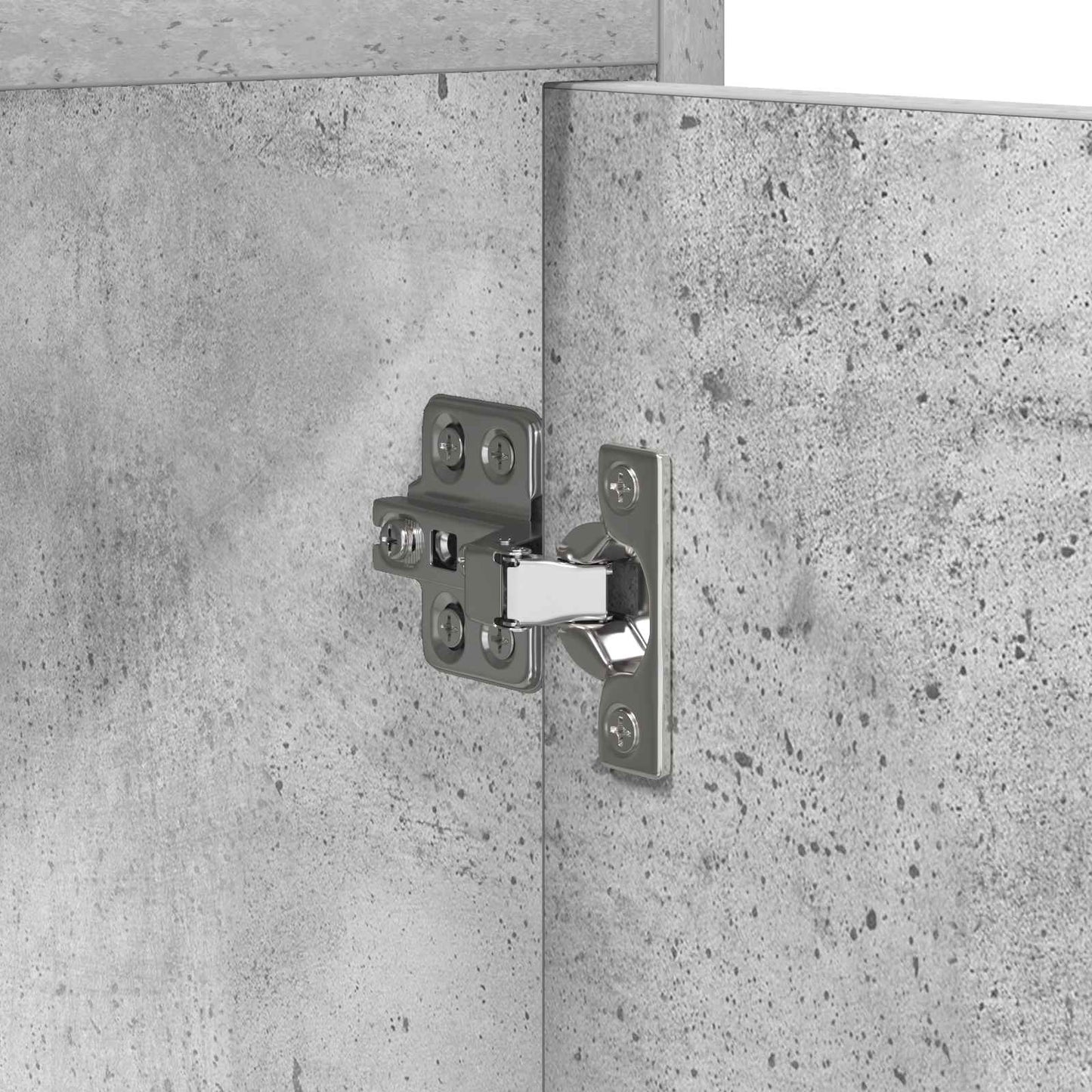 Serviesskap Betonggrå 72 x 36 x 80 cm Konstruert tre