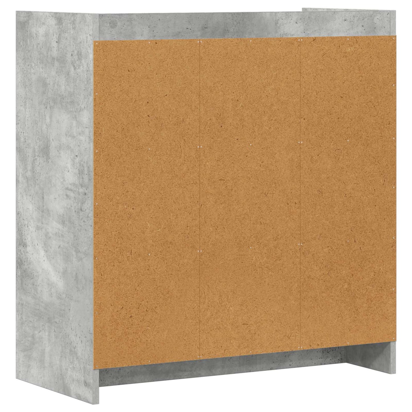 Serviesskap Betonggrå 72 x 36 x 80 cm Konstruert tre