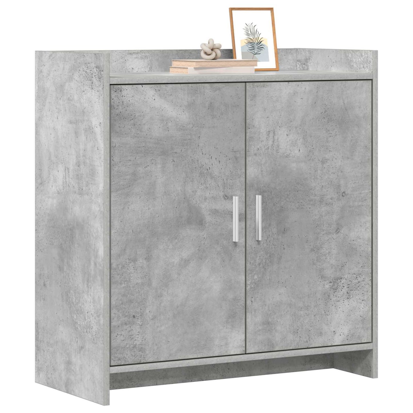 Serviesskap Betonggrå 72 x 36 x 80 cm Konstruert tre