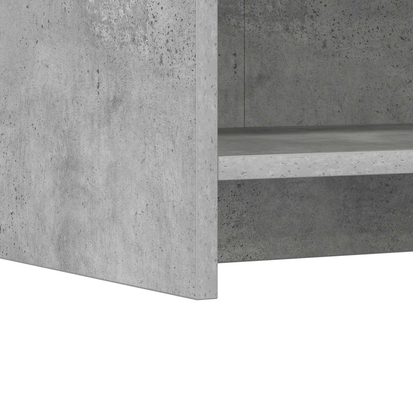 Serviesskap Betonggrå 75 x 36 x 80 cm Konstruert tre