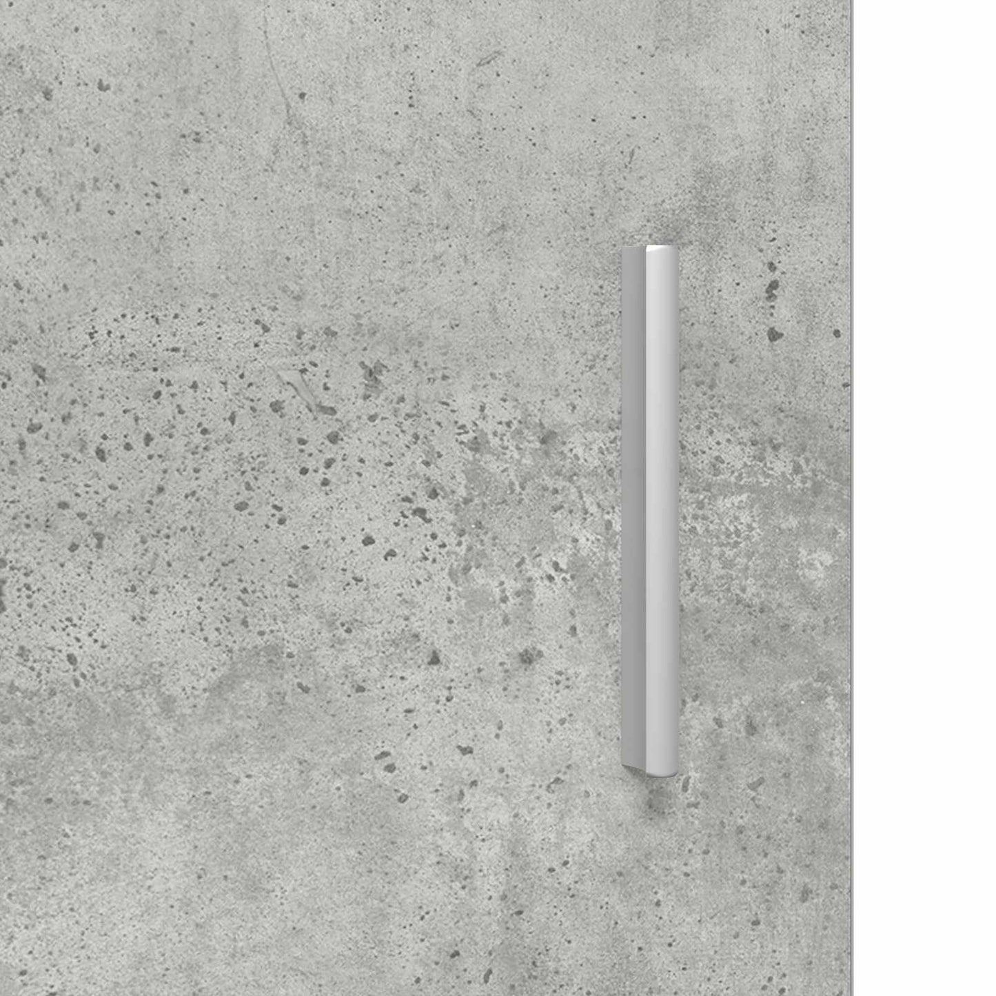 Serviesskap Betonggrå 75 x 36 x 80 cm Konstruert tre