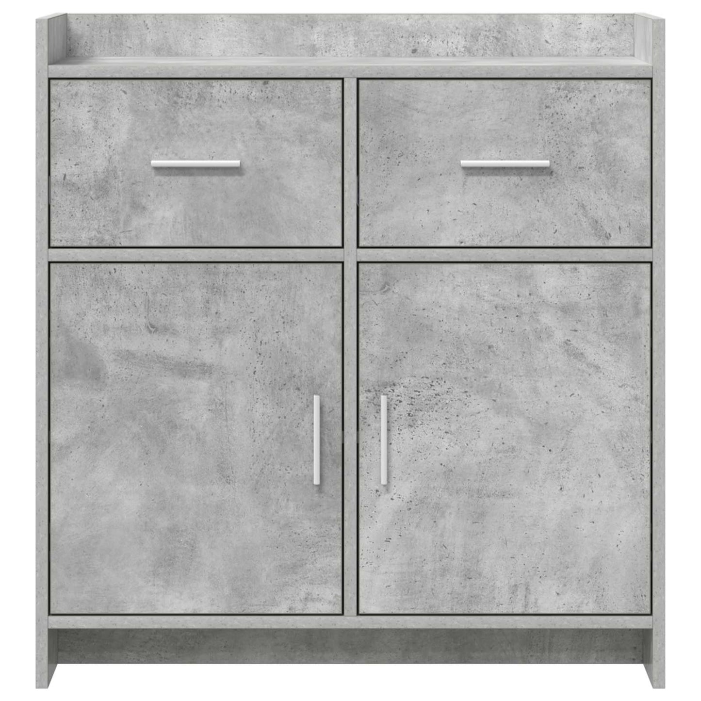 Serviesskap Betonggrå 75 x 36 x 80 cm Konstruert tre