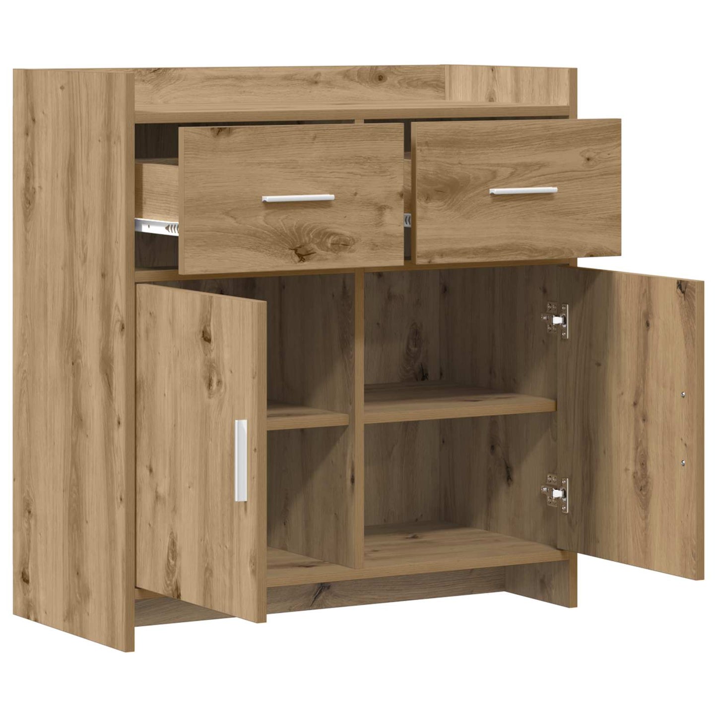 Serviesskap Artisan eik 75 x 36 x 80 cm Konstruert tre