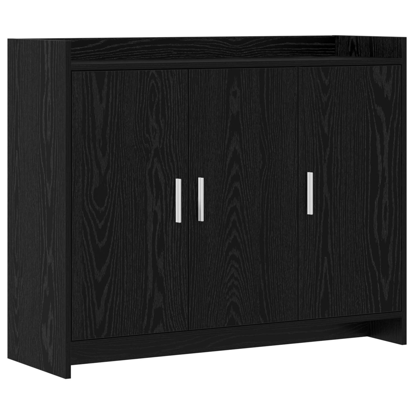 Serviesskap Svart eik 98,5 x 33 x 80 cm Konstruert tre