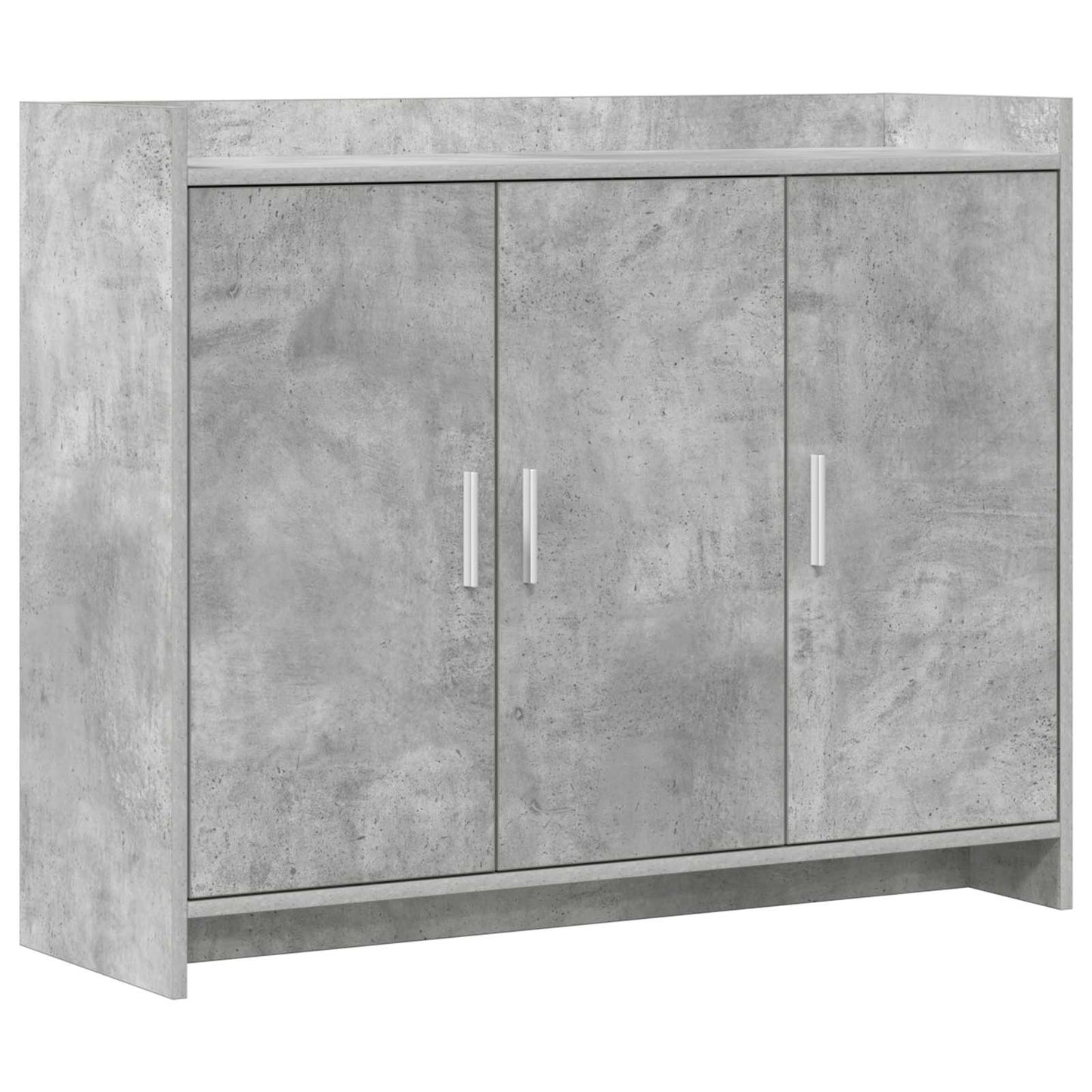 Serviesskap Betonggrå 98,5 x 33 x 80 cm Konstruert tre