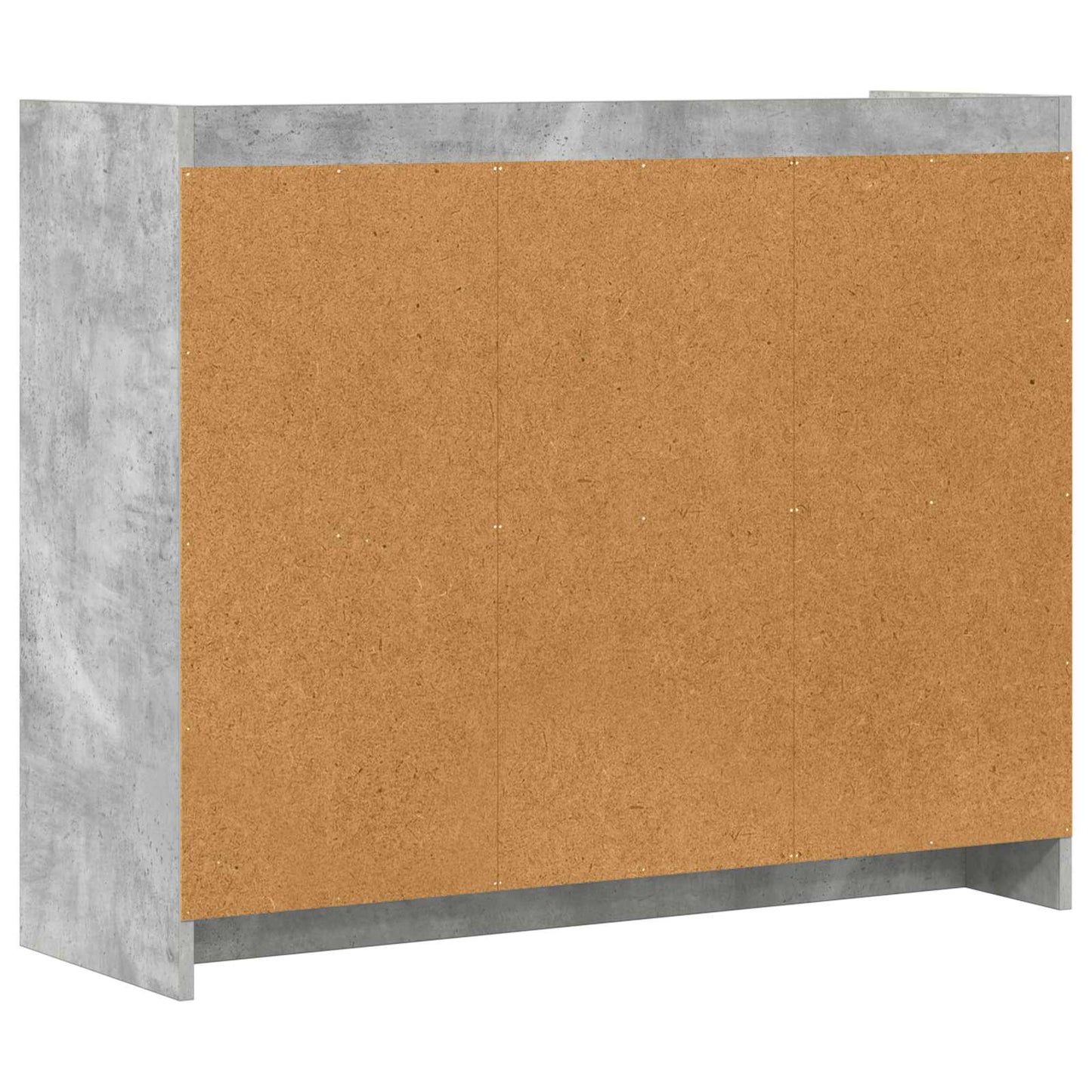 Serviesskap Betonggrå 98,5 x 33 x 80 cm Konstruert tre