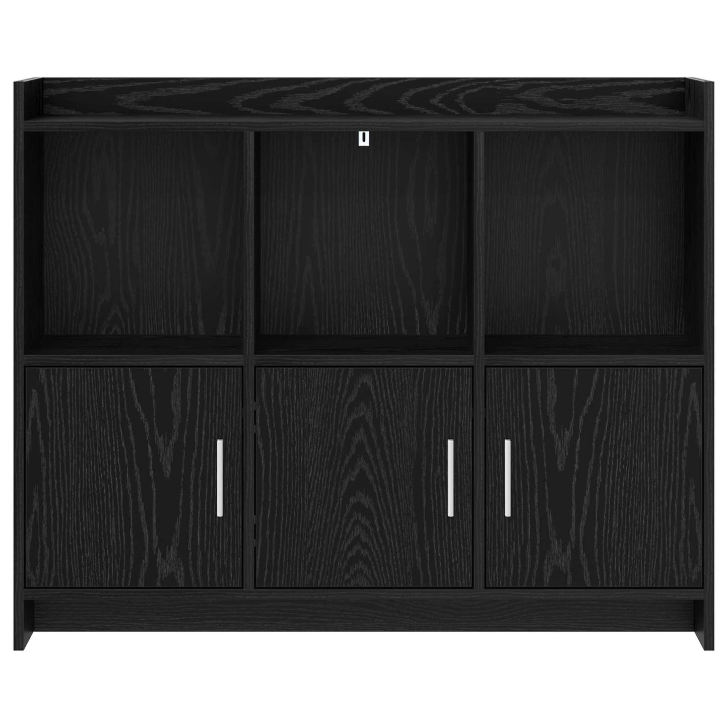 Serviesskap Svart eik 98,5 x 33 x 80 cm Konstruert tre