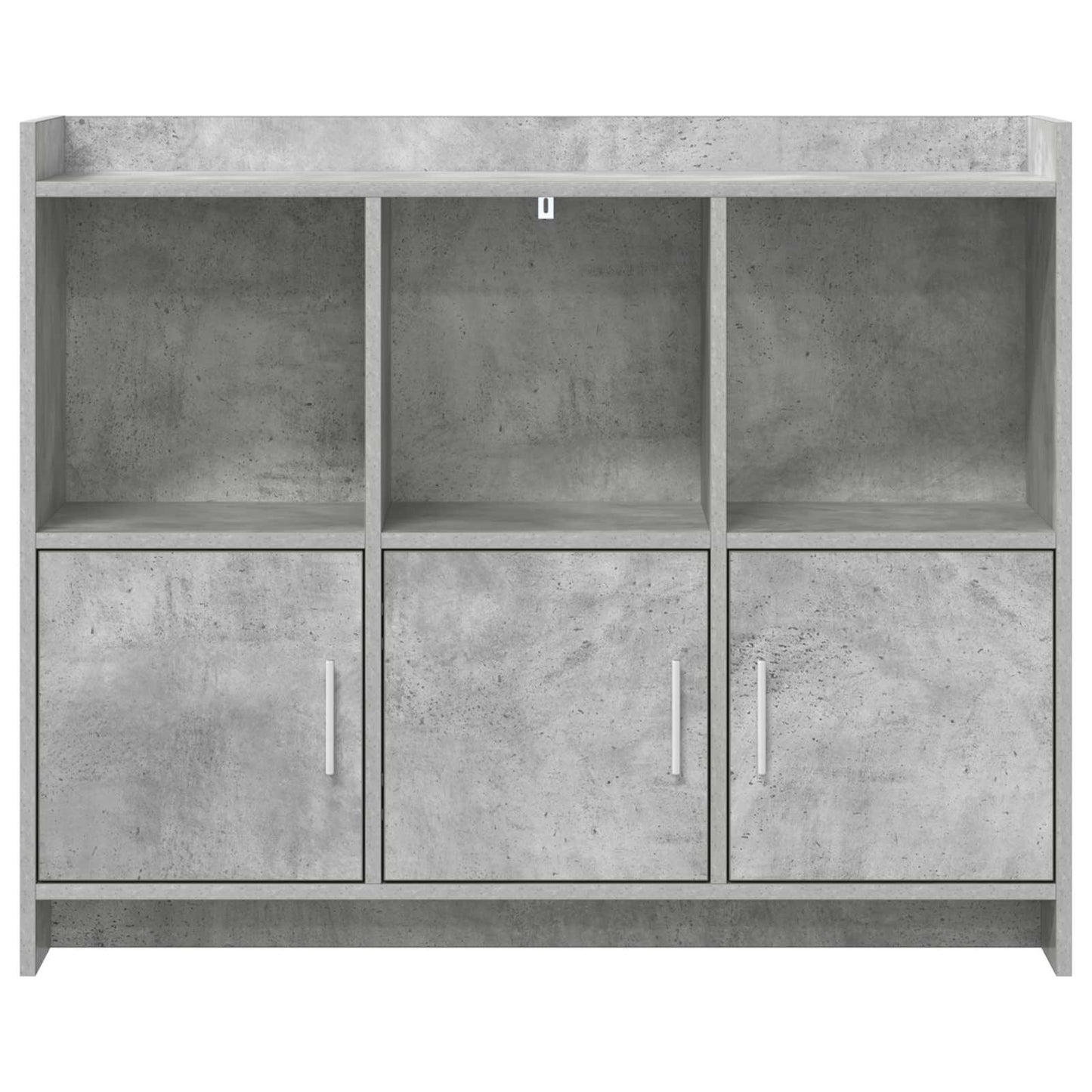 Serviesskap Betonggrå 98,5 x 33 x 80 cm Konstruert tre