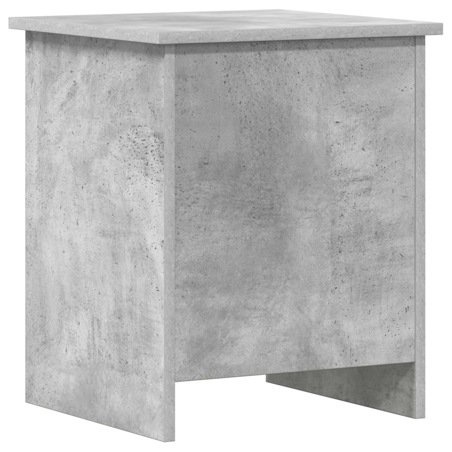 Oppbevaringskiste Betonggrå 40 x 40 x 50 cm Konstruert tre