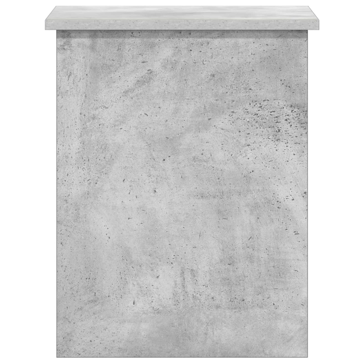 Oppbevaringskiste Betonggrå 40 x 40 x 50 cm Konstruert tre