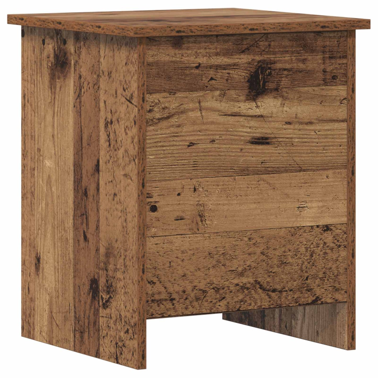 Oppbevaringskiste Gammelt tre 40 x 40 x 50 cm Konstruert tre