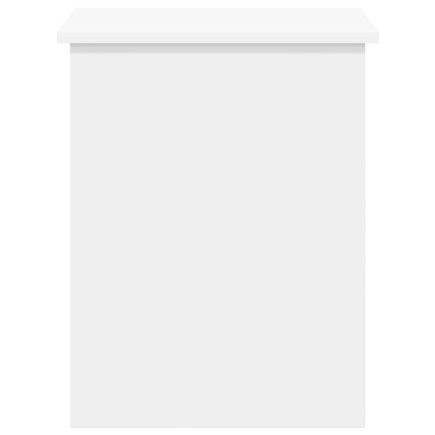 Oppbevaringskiste Hvit 60 x 40 x 50 cm Konstruert tre