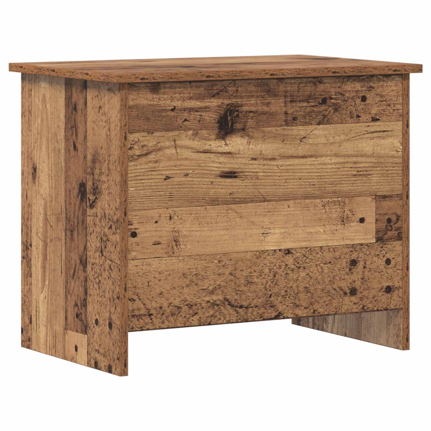 Oppbevaringskiste Gammelt tre 60 x 40 x 50 cm Konstruert tre