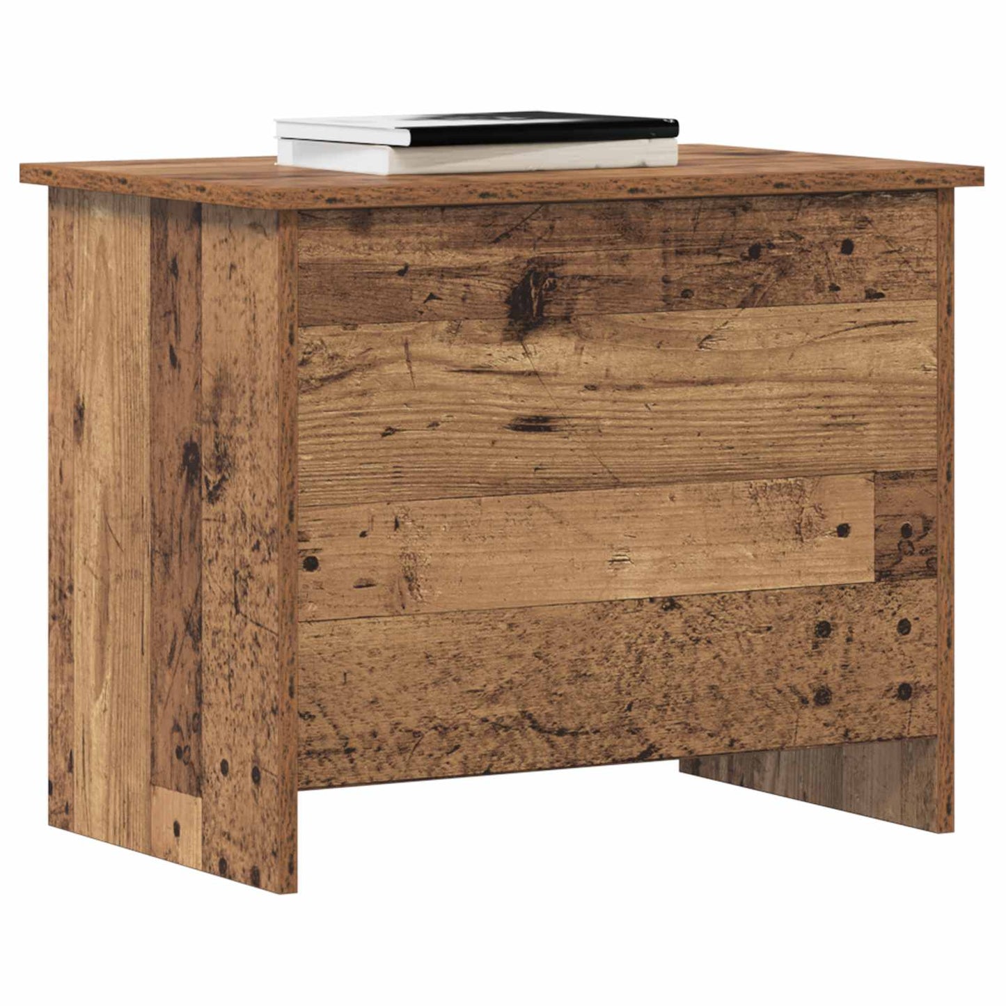 Oppbevaringskiste Gammelt tre 60 x 40 x 50 cm Konstruert tre