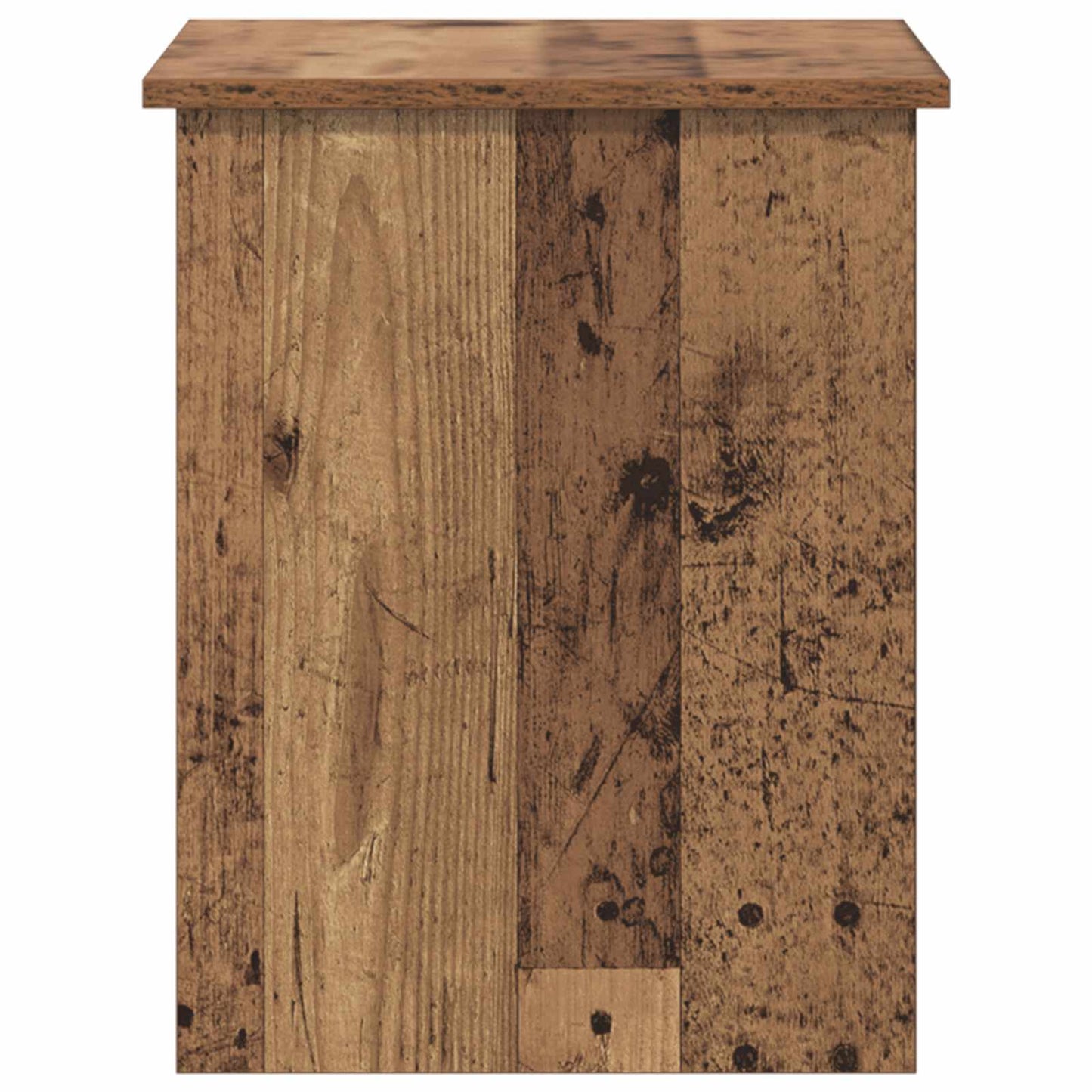 Oppbevaringskiste Gammelt tre 60 x 40 x 50 cm Konstruert tre