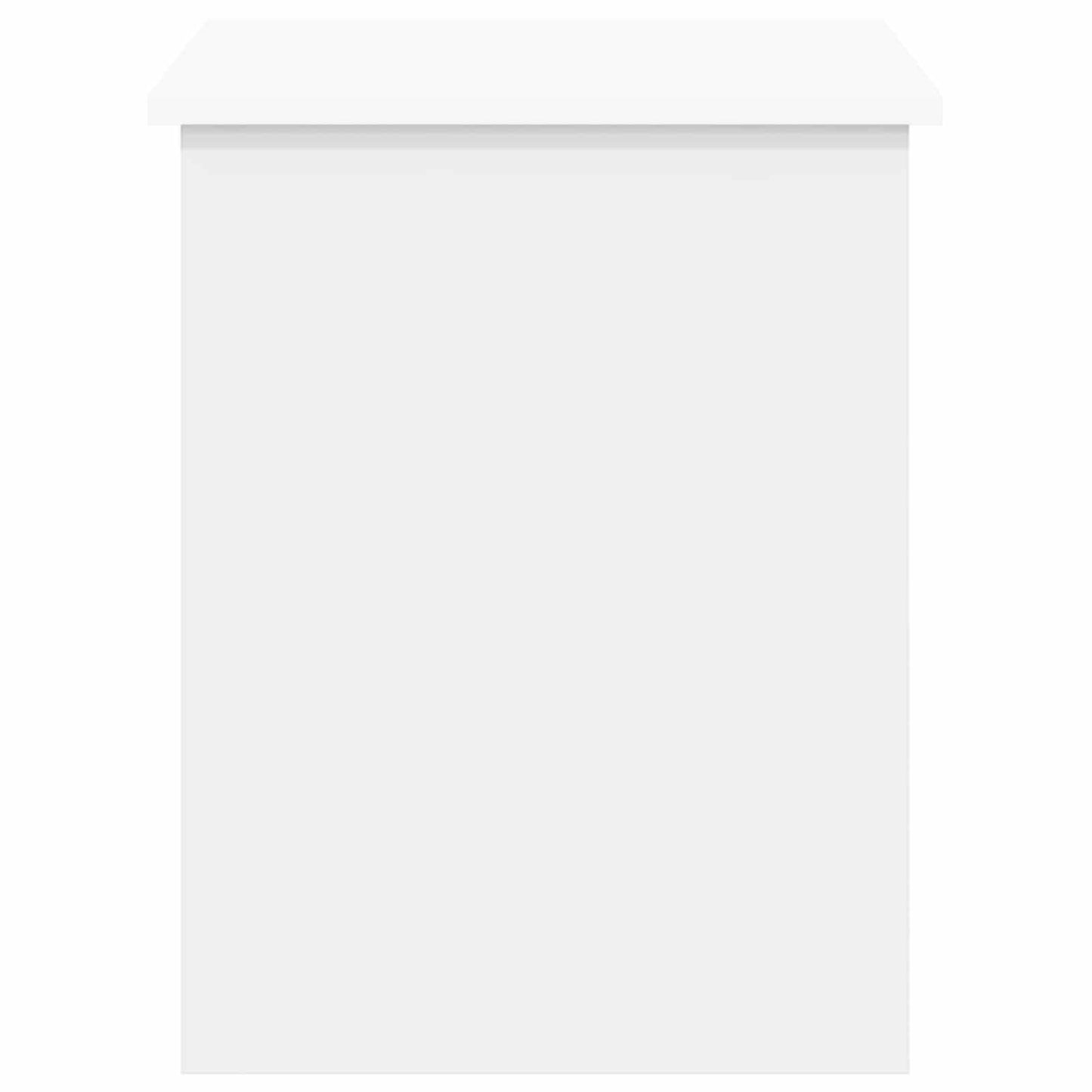 Oppbevaringskiste Hvit 80 x 40 x 50 cm Konstruert tre