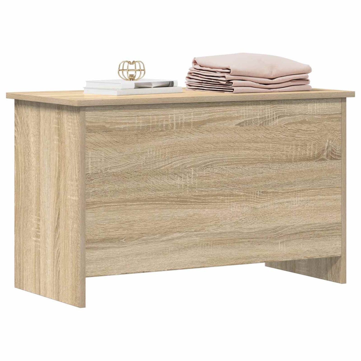 Oppbevaringskiste Sonoma eik 80 x 40 x 50 cm Konstruert tre